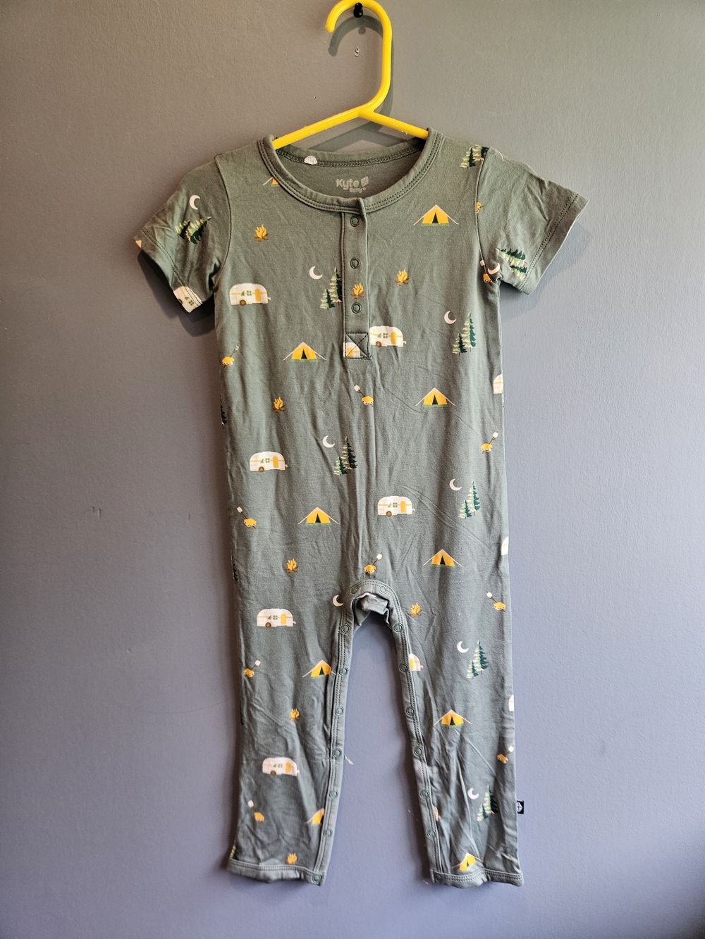 Kyte BABY Camping Short Sleeve/Pant Romper